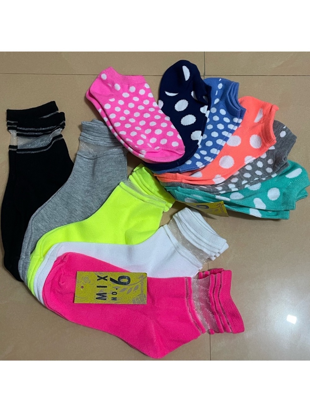 Mix No. 6 No Show Socks Set of 12